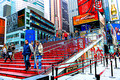 NYC-Times Square Red Steps